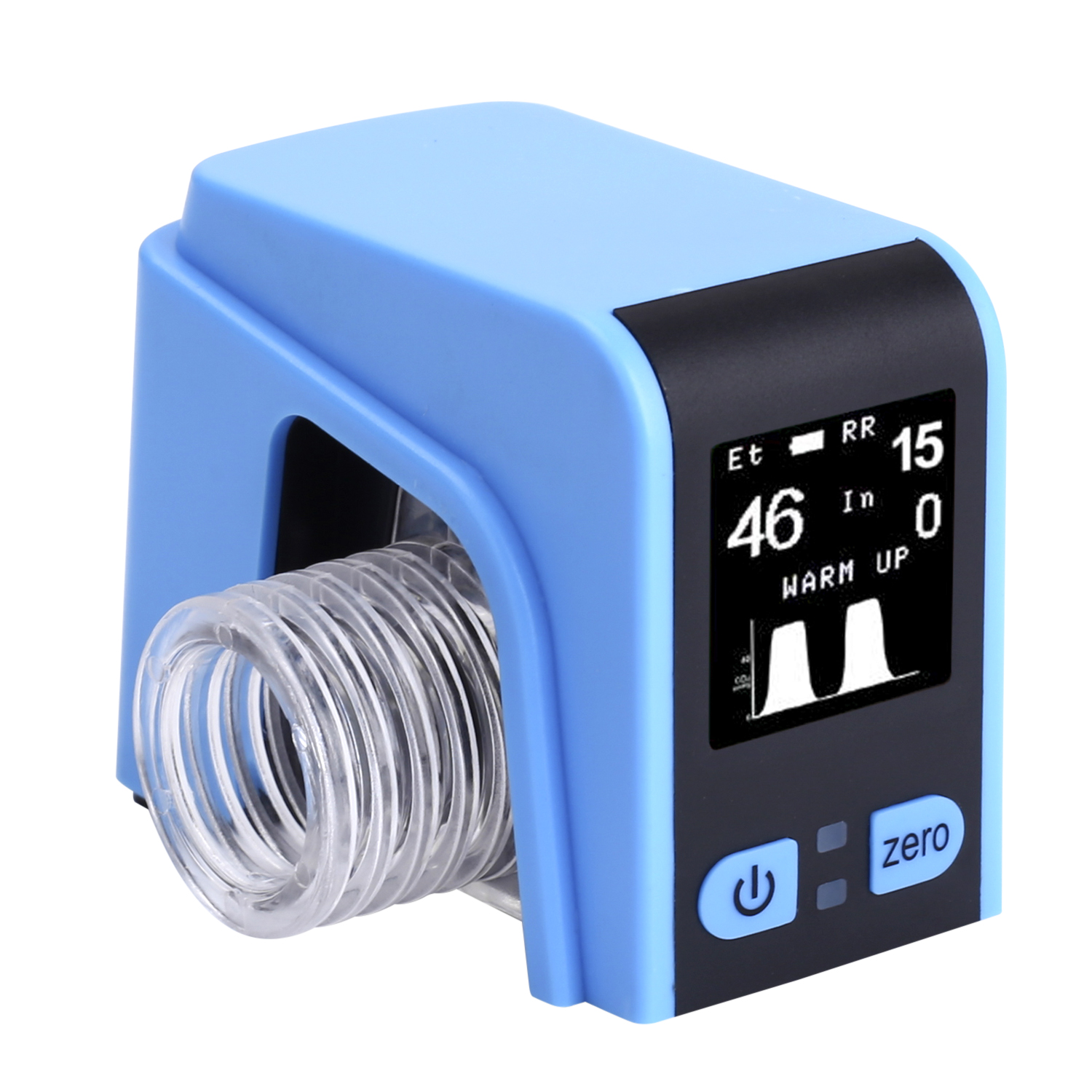 Mainstream Mini Portable Veterinary Real-Time ETCO2 Capnograph Analyzer Cardiac Diagnostic Medical Device for Animal Care