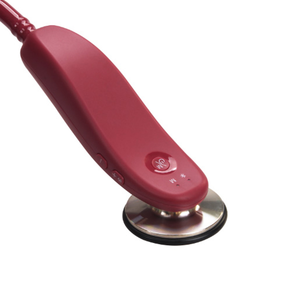 Bluetooth AI Smart Veterinary Portable Electric Powered Removable Battery Medical Stethoscope Animal Use CE Certified Class II 1