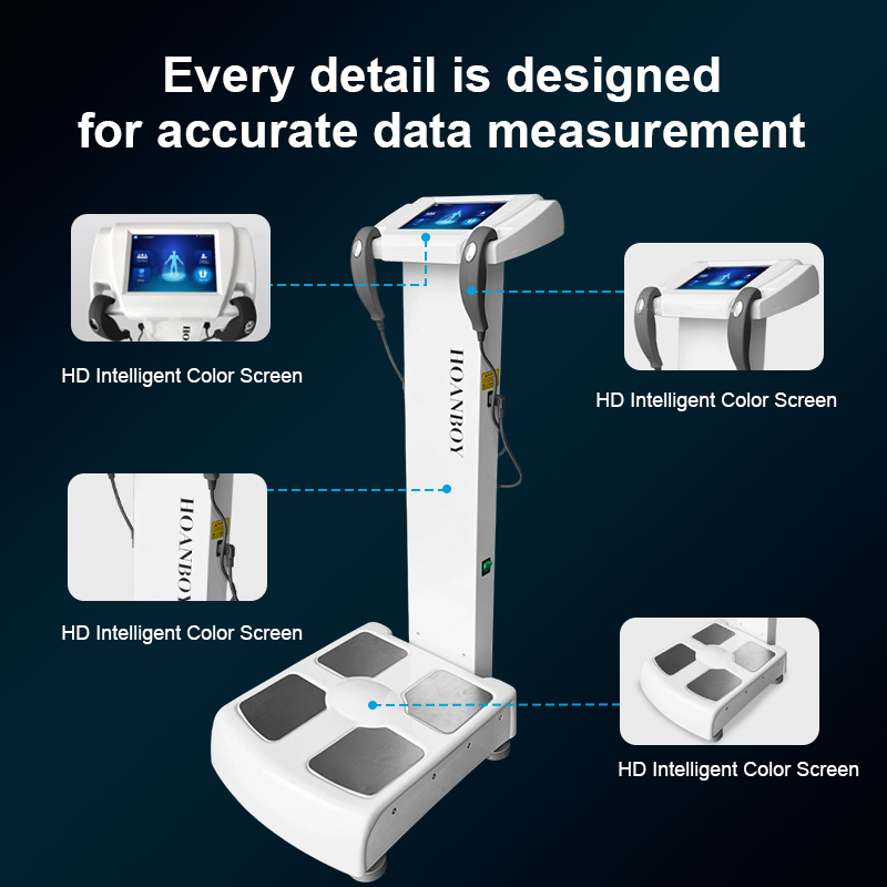 Fitness Venue Professional 8-Electrode Body Fat Measurement Scale, Bioelectrical Impedance Technology, Body Composition Analyzer