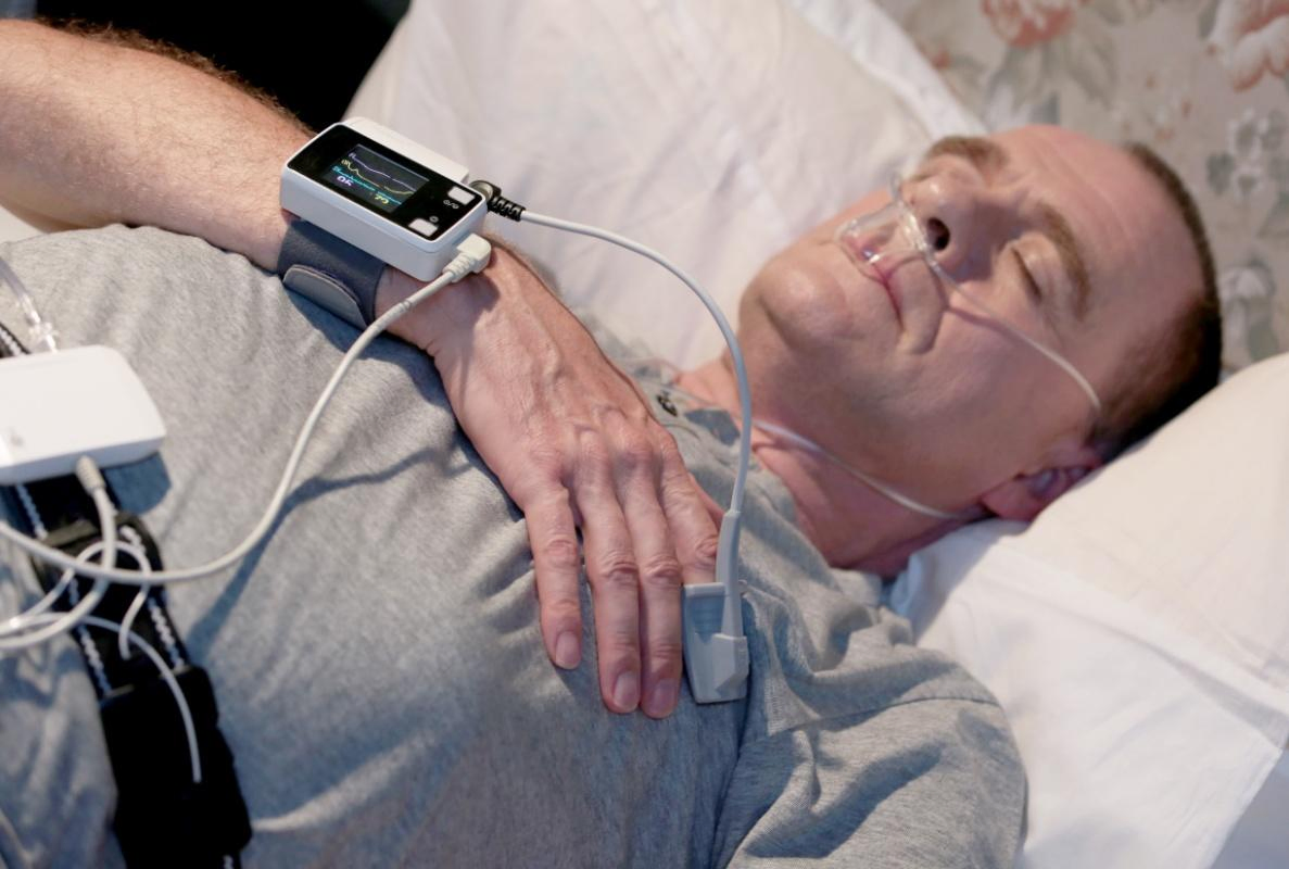 Portable Sleep Diagnostic System Polysomnograph Sleep Apnea Monitor