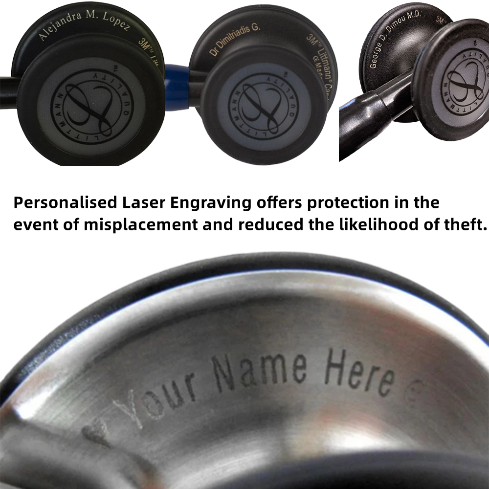 Portable Littmann Stethoscope Engraving Machine Laser Marking for DXF PLT BMP AI Graphic Formats