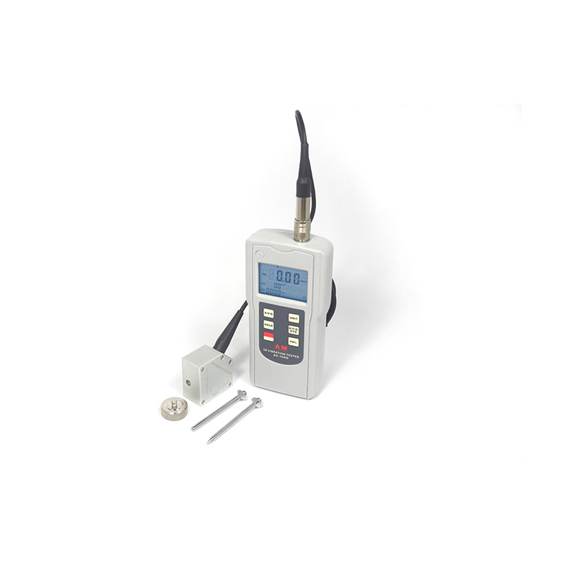 Vibration Tester AV-160D-2 with Piezoelectric Accelerometer Display Displacement, Velocity and Acceleration Simultaneously