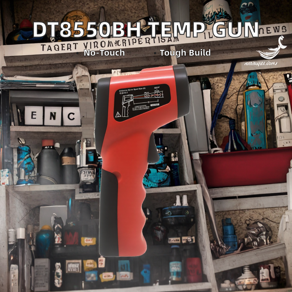 9-Point Color Screen Laser Digital Thermometer Gun Non-Contact Infrared Temperature Reader
