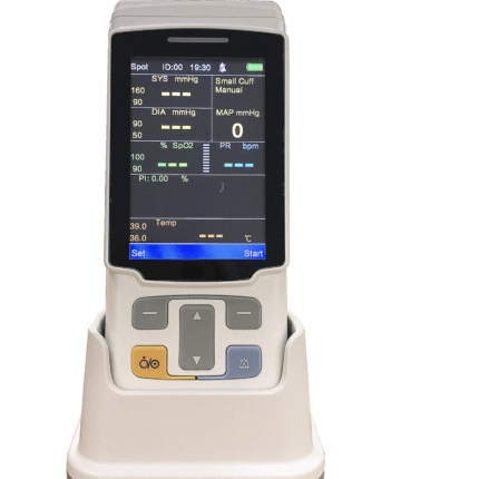 Veterinary Pules Pet Vital Signs Capnograph Monitor Animal Sensor Handheld Pulse Machine