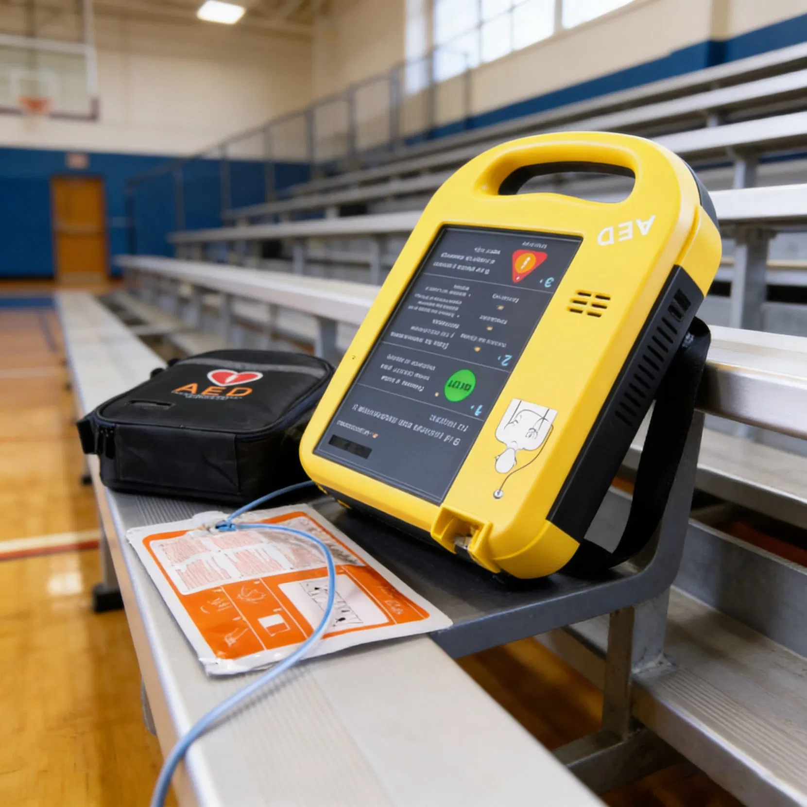 Aed with Real-Time CPR Feedback Accurate Aed Defibrillator &amp; Intelligent Aed Automated External Defibrillator for Life Saving