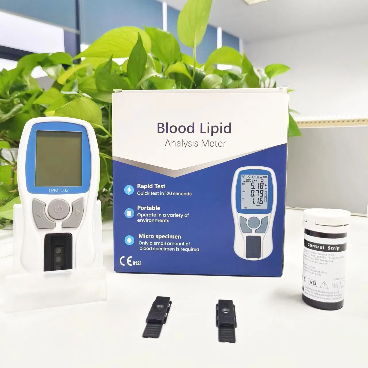 Soymed 5 in 1 Blood Lipid Cholesterol Meter Test Kit Lipid Profile Analyzer Machine