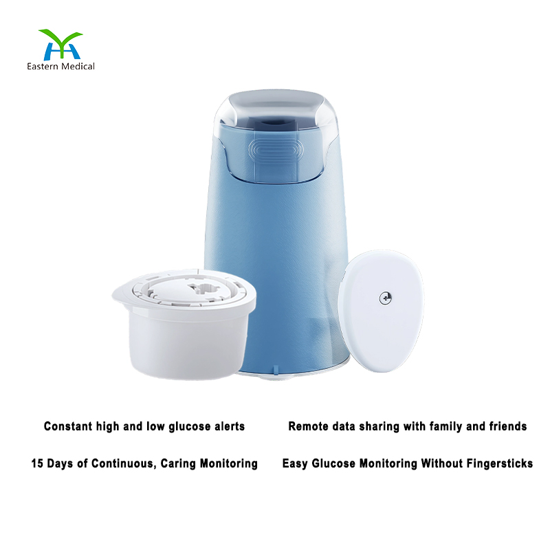 Cgm System Continuous Glucose Monitor / Remote Data Sharing with Family and Friends