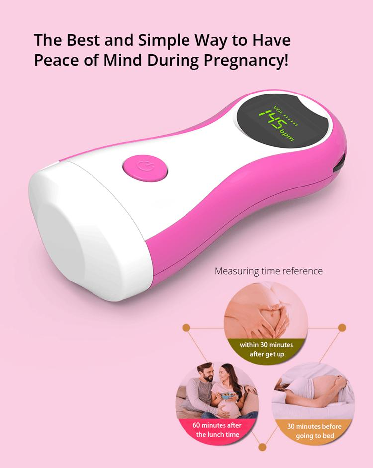Quality Sensitive Ultrasound Pocket Fetal Doppler Home Fetal Doppler