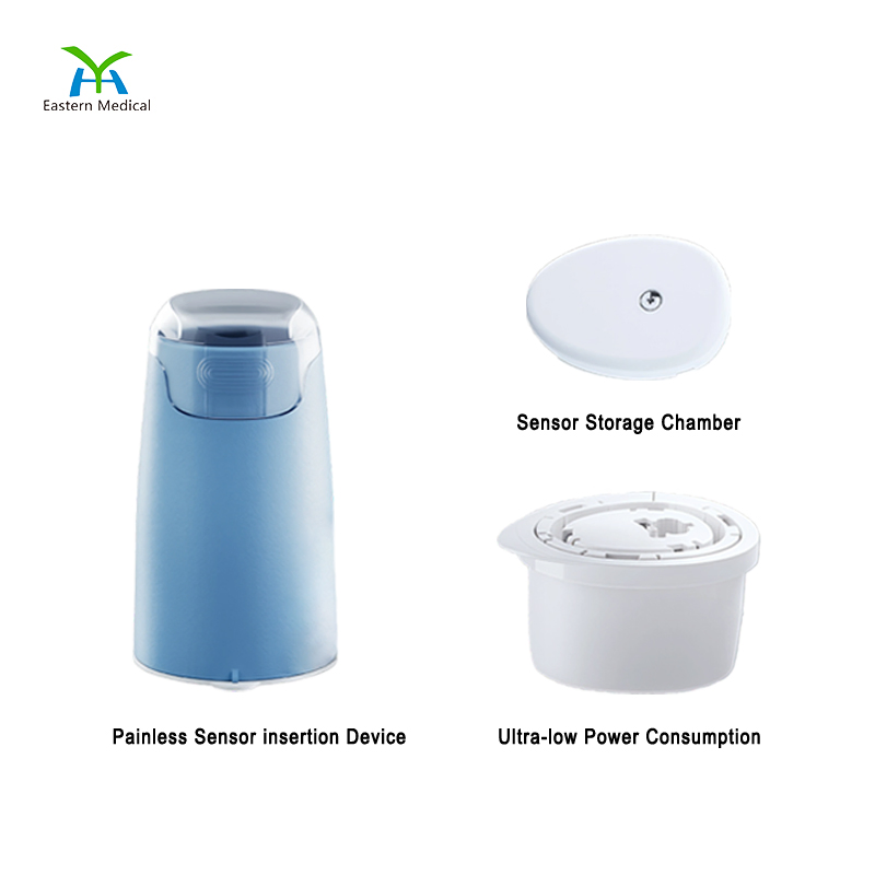 Continuous Glucose Monitor / Offlinedatastorage: Upto 15 Days / Cgm