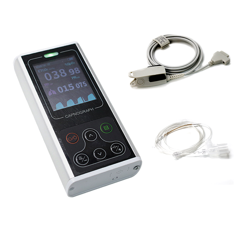 Advanced Contec Ca10s Capnograph and Pulse Oximeter Monitor