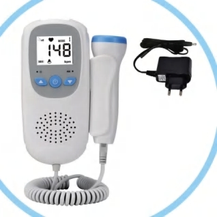 Portable Heartbeat Fetal Doppler Baby Heart Monitor for Pregnancy Fd-610