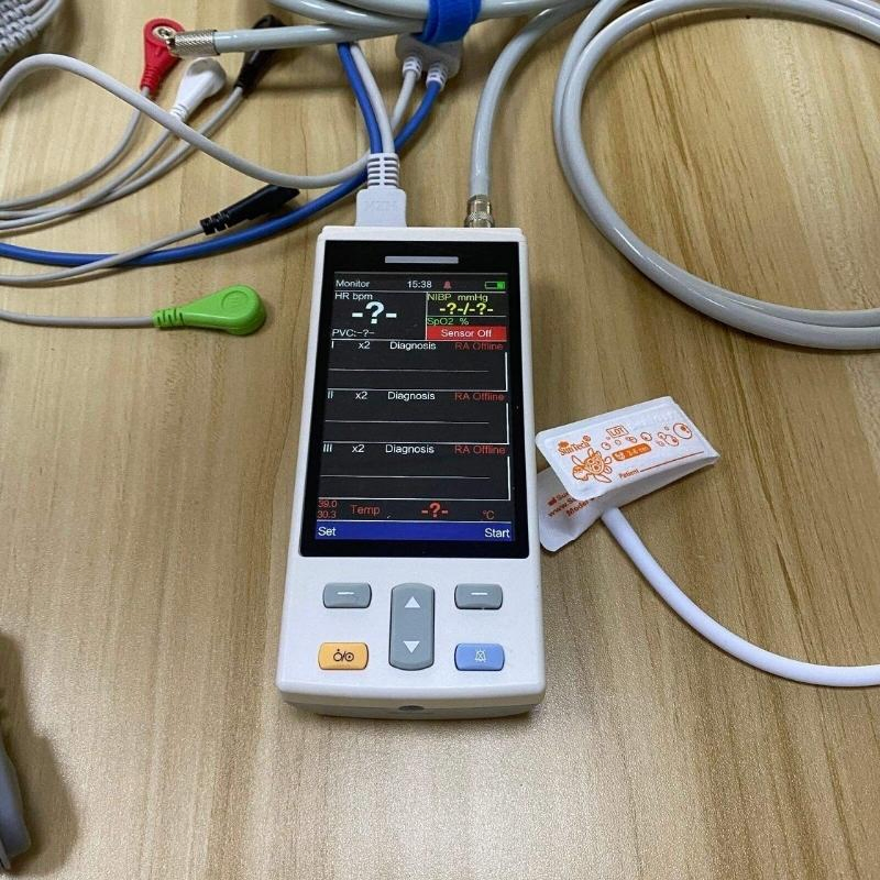 Veterinary Pules Pet Vital Signs Capnograph Monitor Animal Sensor Handheld Pulse Machine