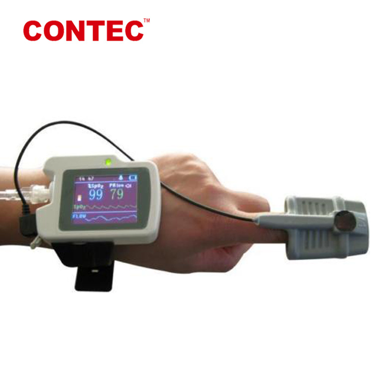 Contec Continuous Wearable Record Pulse Rate Sleep Apnea Monitor with Mdr CE