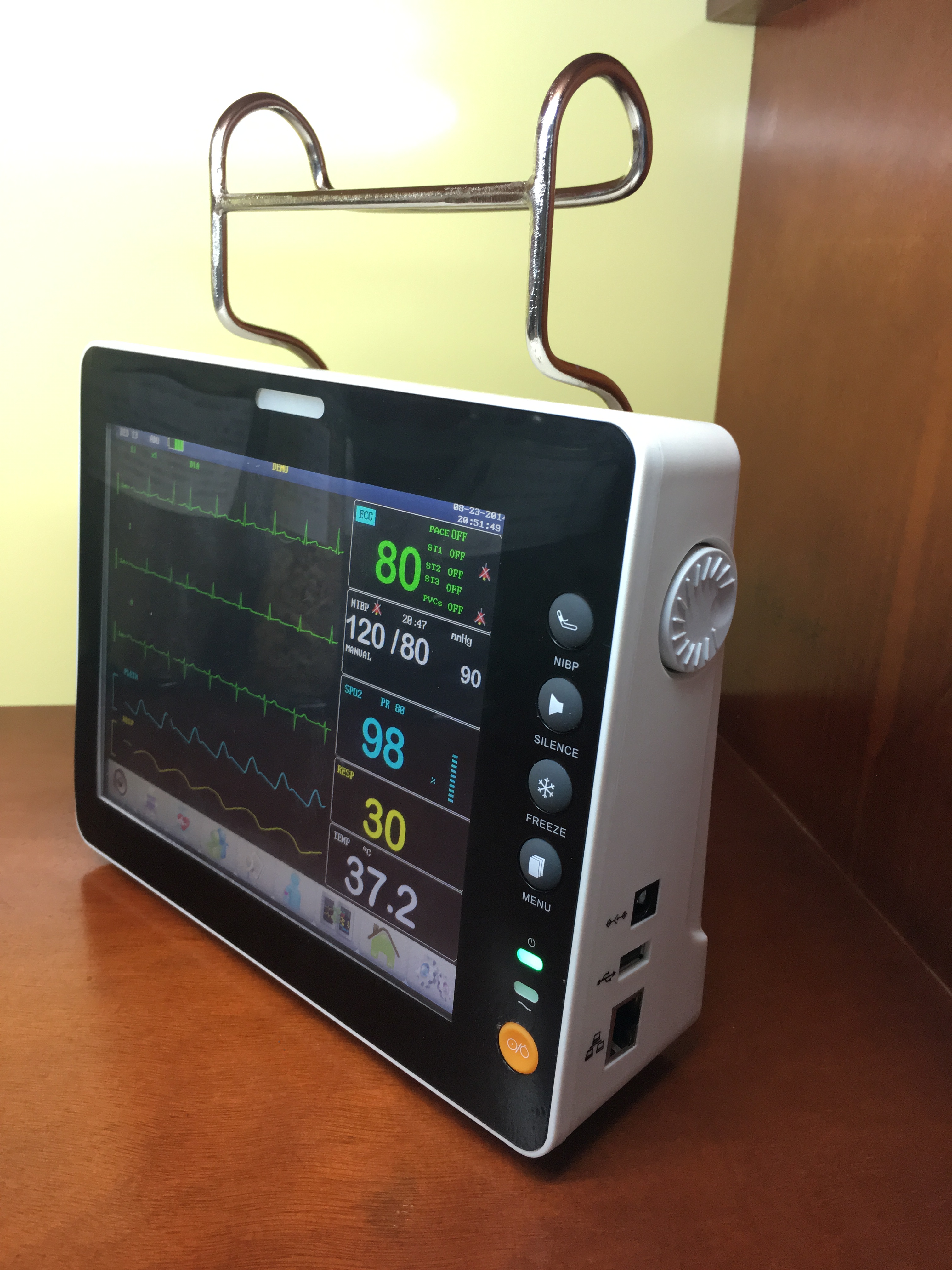 SY-C004-1 Hospital Device 8 Inch Multi-Parameter Veterinary Patient Monitor for Sale
