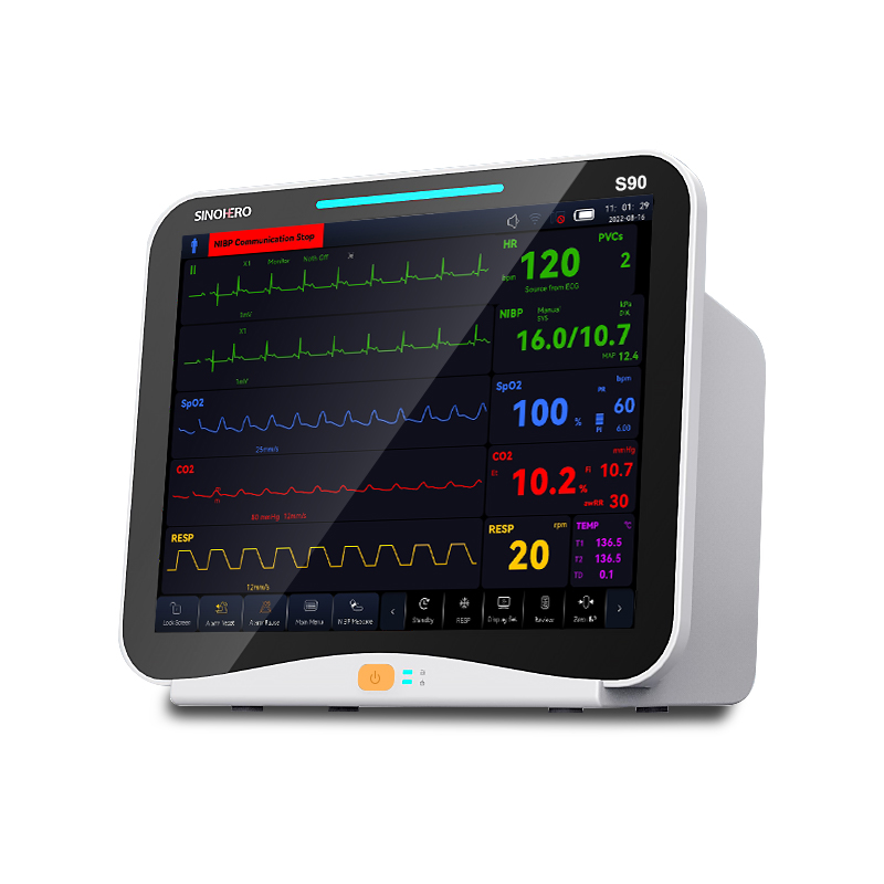Multi-parameter Veterinary Vital Signs Monitor Animal Use Monitoring Machine Portable Patient Monitor