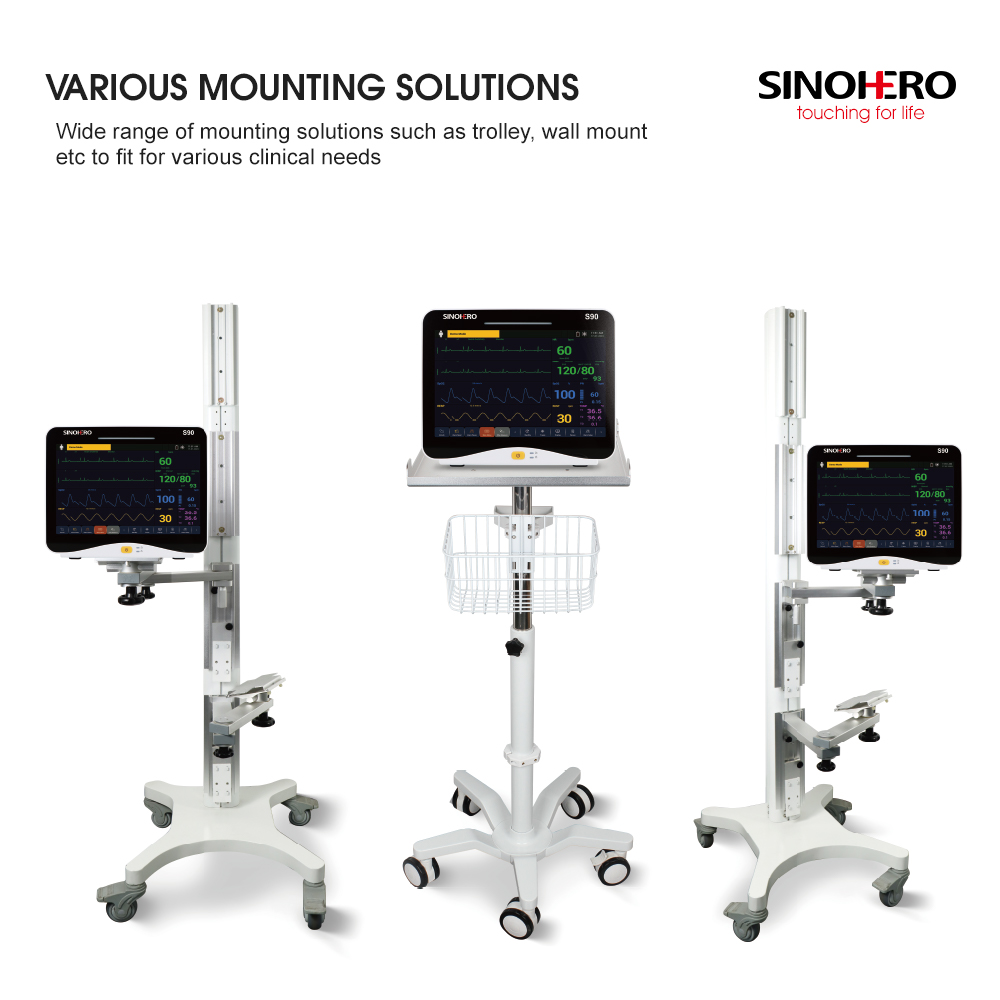 Multi-parameter Veterinary Vital Signs Monitor Animal Use Monitoring Machine Portable Patient Monitor