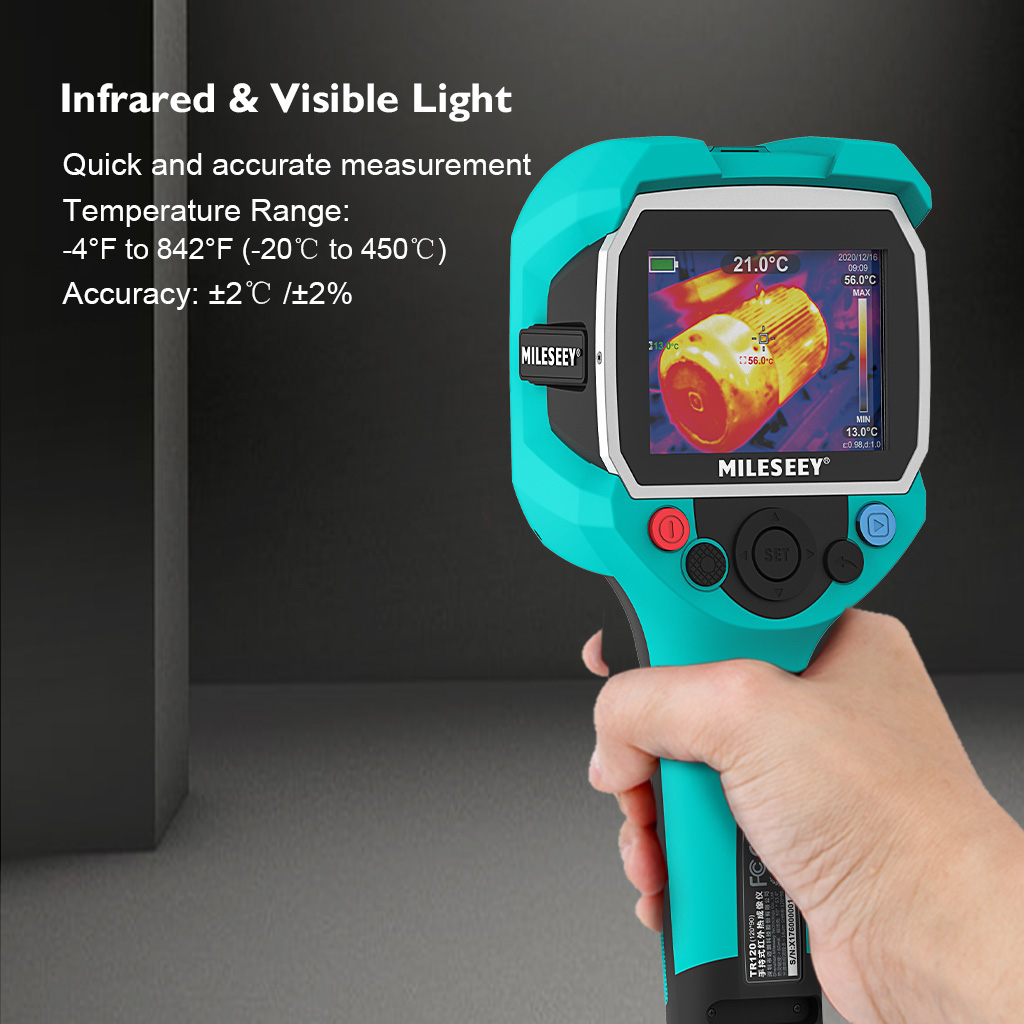 TR10 Handheld Thermal Imager Infrared Thermal Imaging Thermometer for Floor Heating Circuit Board Temperature OEM Plastic