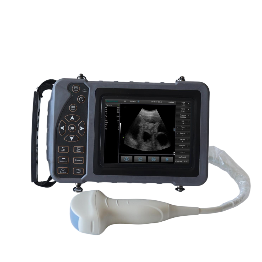 Portable Veterinary Full Digital Ultrasound Scanner MTR Model MTR-MUB-W1 CE Certified Built-in Battery for Animal Cattle Cow