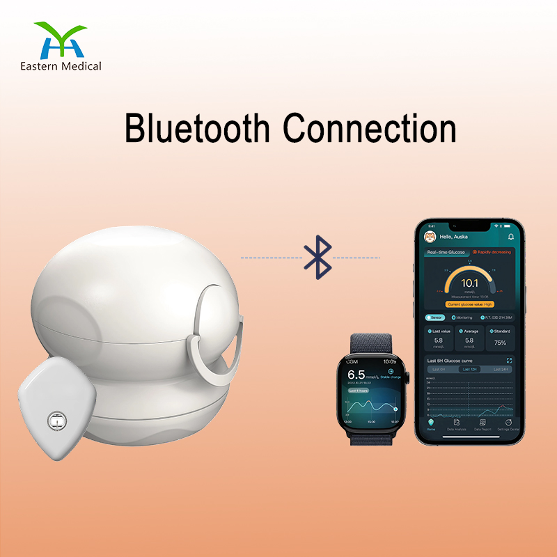 Continuous Glucose Monitor / No-Fingerstick Glucose Monitoring ISO13485 Cgm