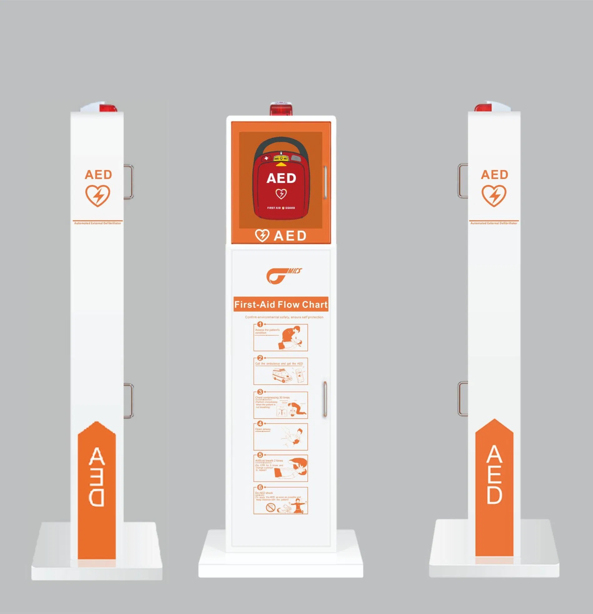 AED Standing Storage Cabinet