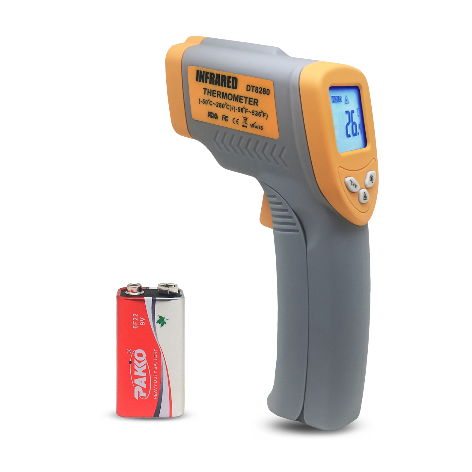 IR Thermometer Digital Non Contact Portable Temperature Gun Digital BBQ Thermometer for Industry Thermometer