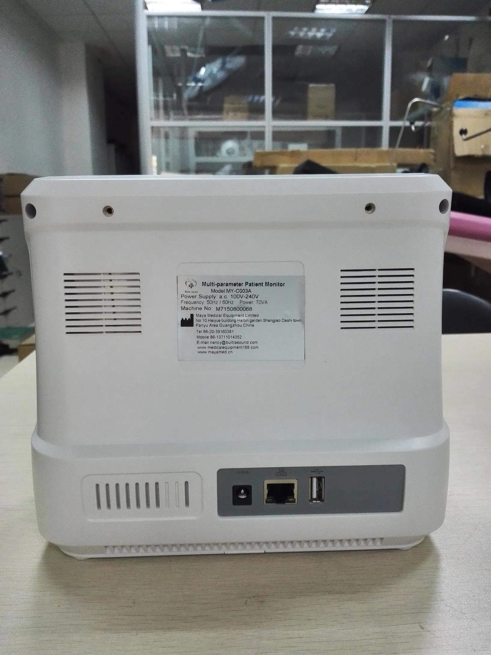 7 Inch Osen Mini Hosptital Multiparameter Portable Ward Patient Monitor Capnograph ICU Patient Monitor Patient ICU Monitor