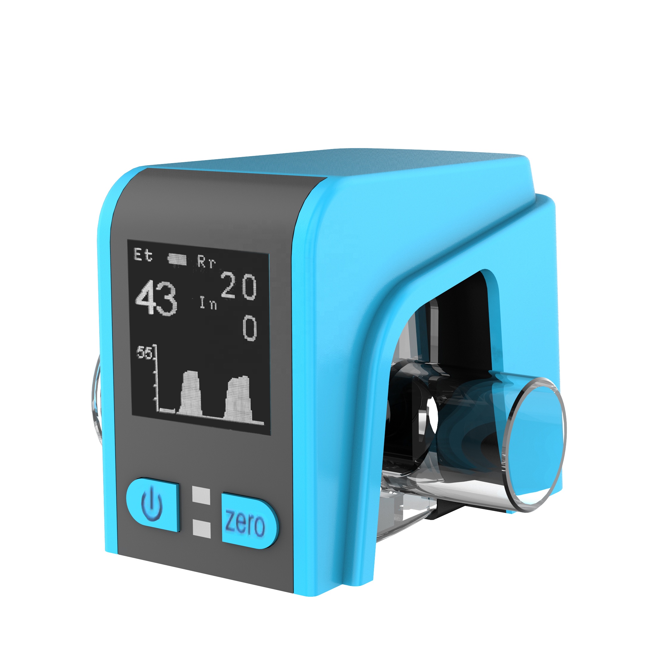ETCO2 Unique Cheap Medical Capnograph Monitor for Adults and Neonates Veterinary Monitoring Device