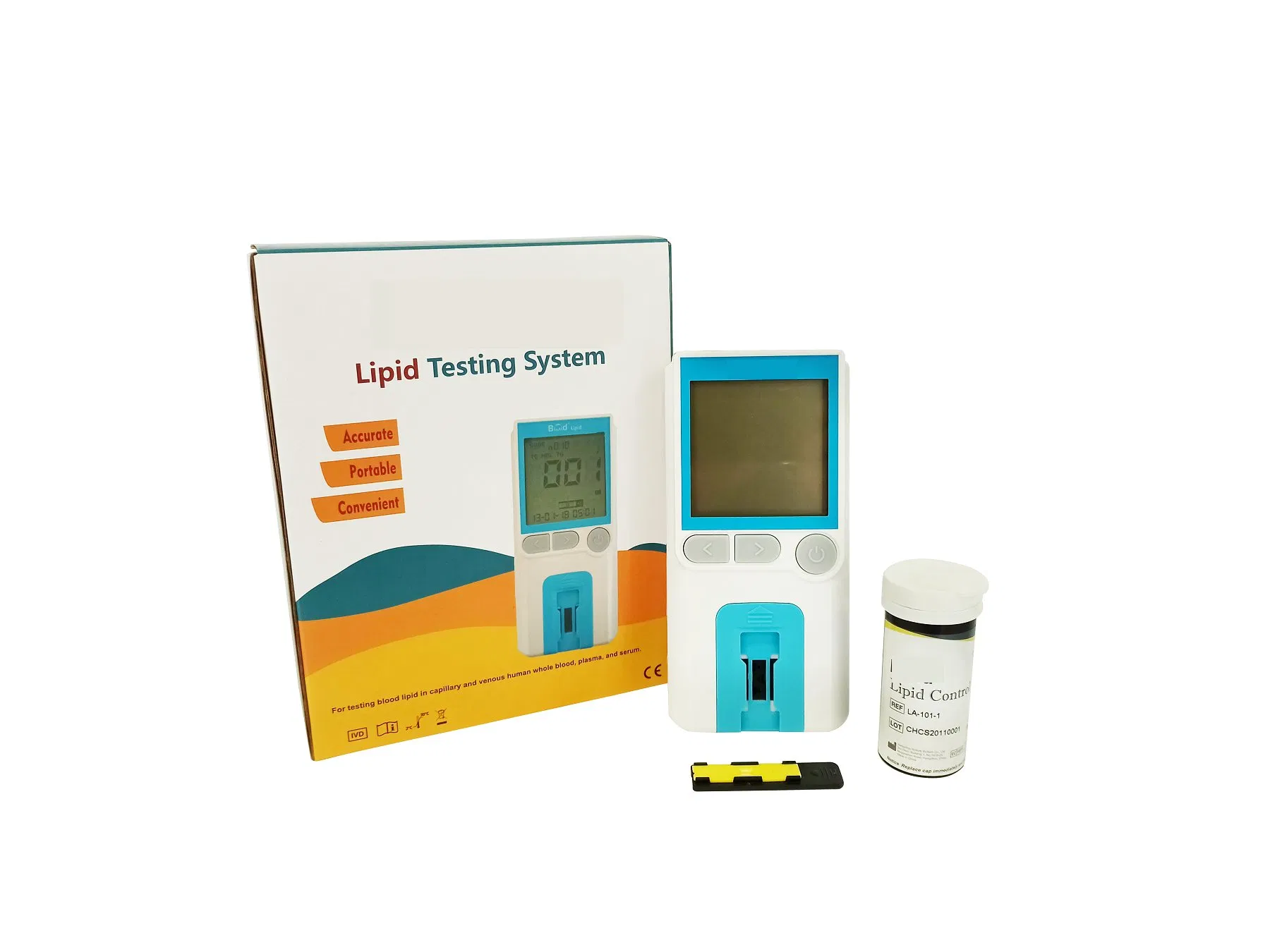 Hot Selling 3 in 1 Digital Portable Cholesterol Meter with Bluetooth Lp-102