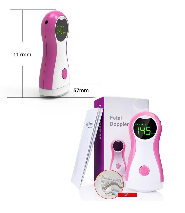 Quality Sensitive Ultrasound Pocket Fetal Doppler Home Fetal Doppler