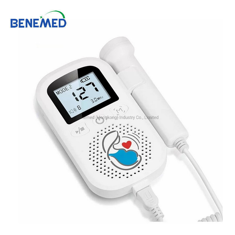 Home Use Handheld Baby Fetus Heart Beat Daily Monitor Ultrasound Fetal Doppler