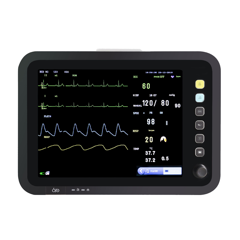 12 Inch Veterinary Monitor ICU CCU Ambulance Multi-parameter Vital Signs Monitor Price