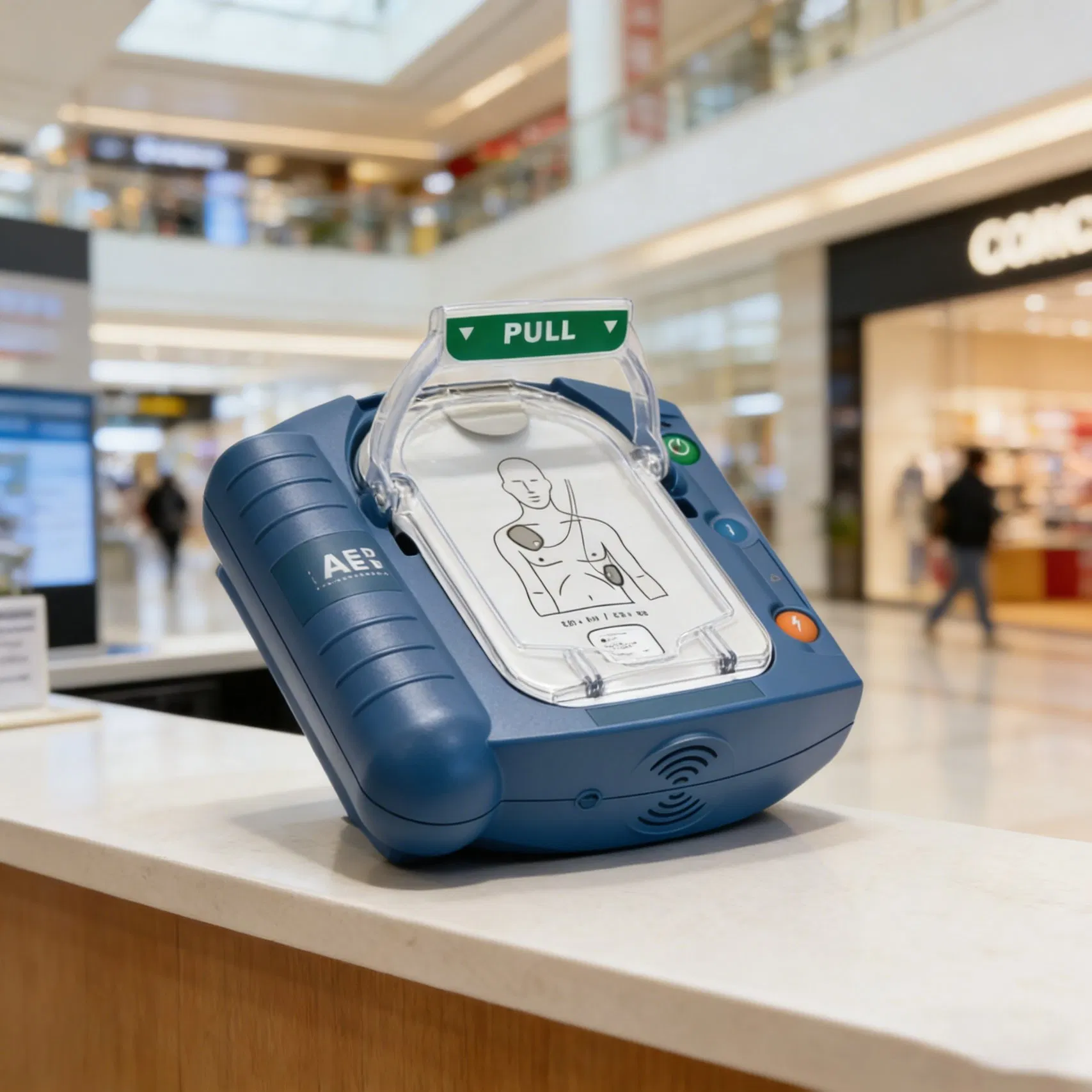 Fully Automatic Aed Smart Aed Defibrillator &amp; Simple Operation Aed Automated External Defibrillator for Non-Professionals