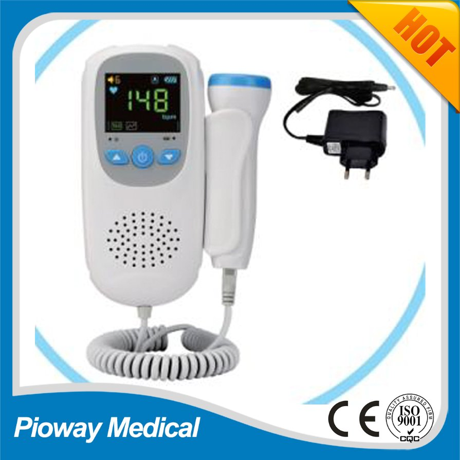 Portable Heartbeat Fetal Doppler Baby Heart Monitor for Pregnancy Fd-610
