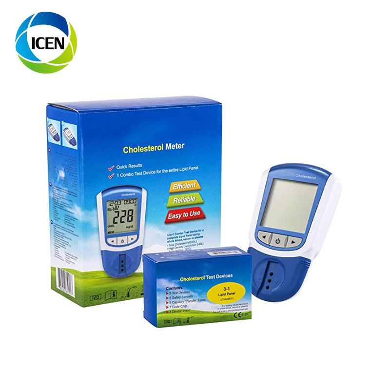 IN-B153 Cheap Portable Glucose Cholesterol Monitoring System Uric Acid Meter