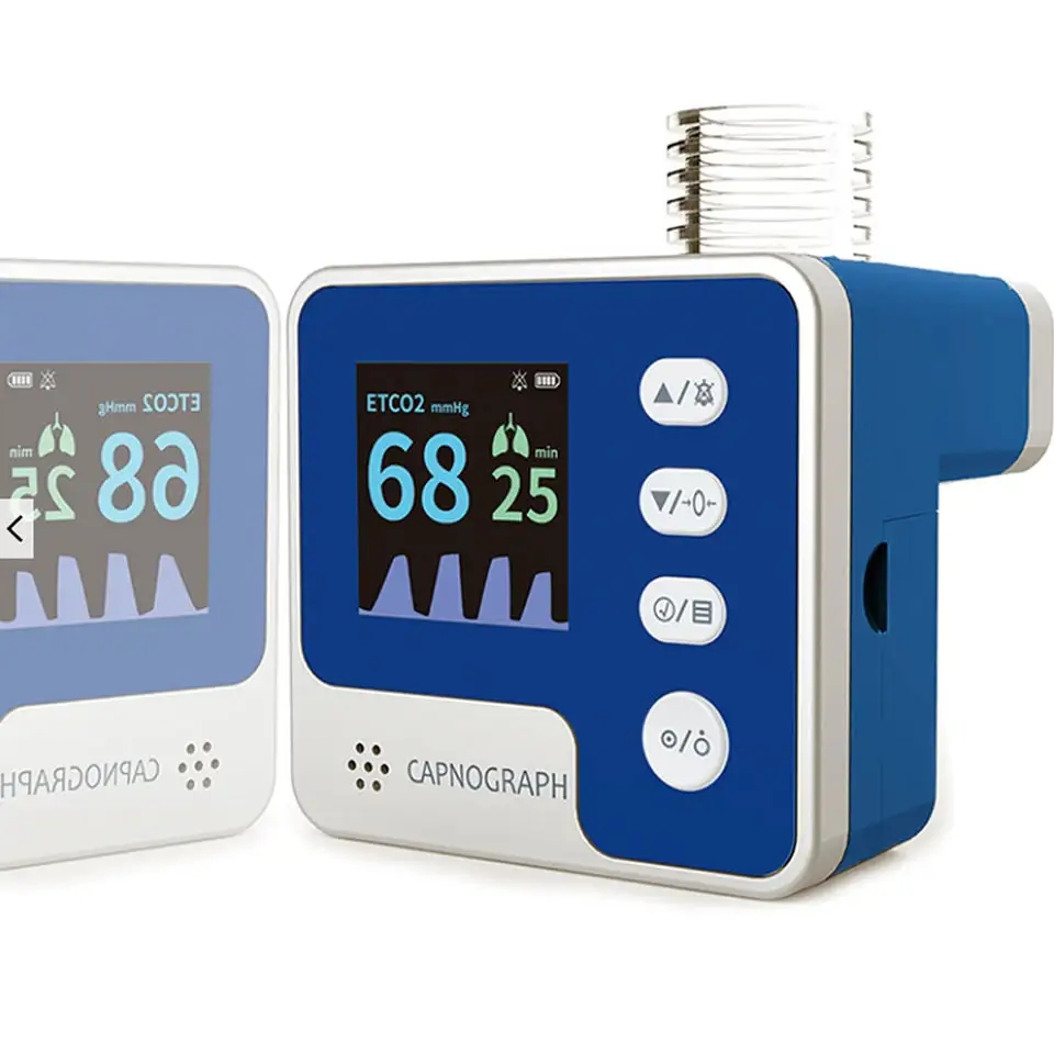 Medical Equipment Ca10m Portable Capnograph Etco2 Monitor Carbon Dioxide Sensor Hospital Ambulance Available