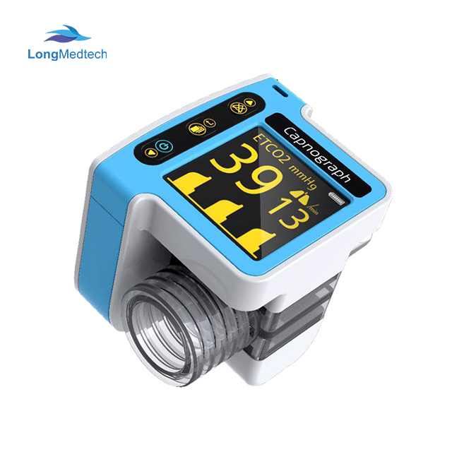 Medical Equipment Ca10m Capnograph Handheld Portable Cheap Etco2 Capnograph Monitor Etco2 Monitor