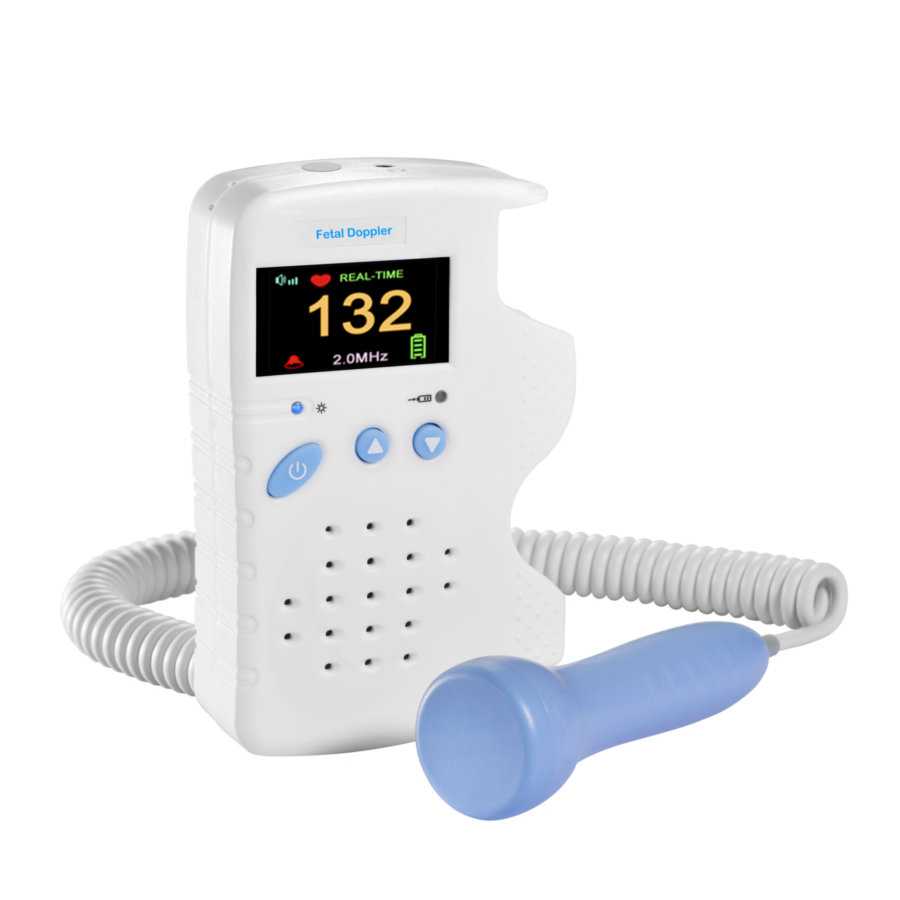 2MHz High Sensitivity Portable Fetal Heart Doppler Used for Hospital
