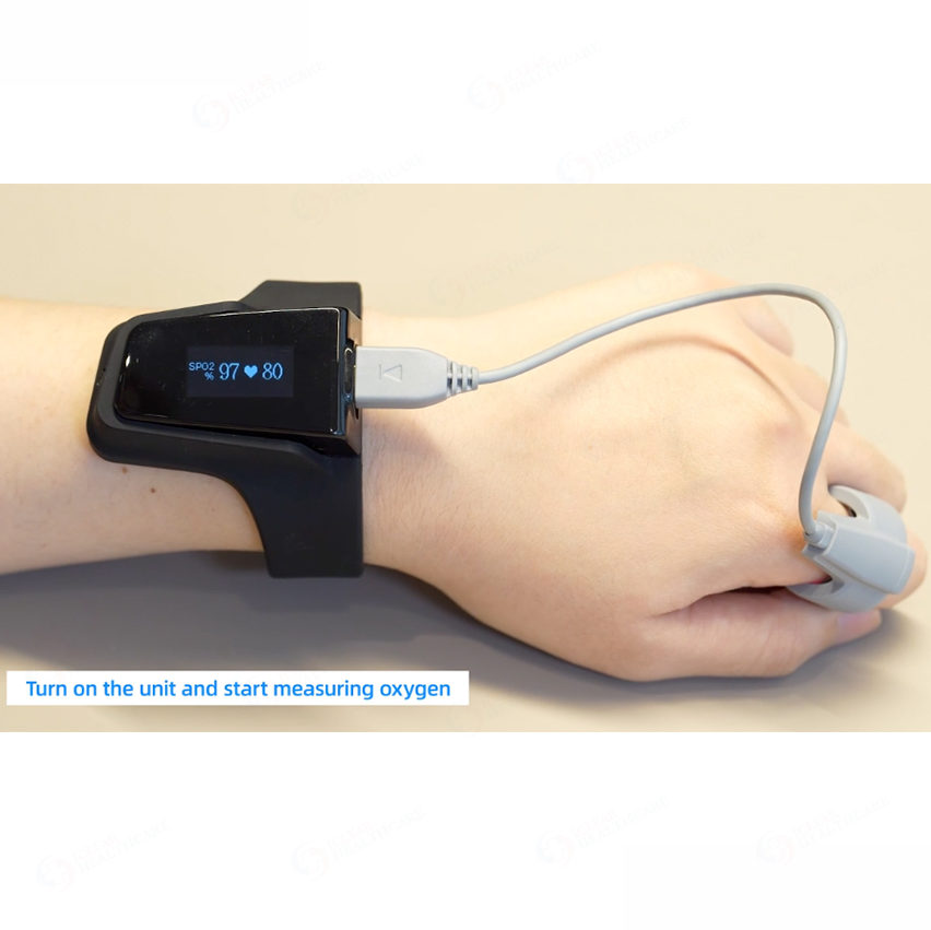 Checkme O2 Max Wrist Oxygen Monitor for Sleep Apnea Copd Asthma Monitor