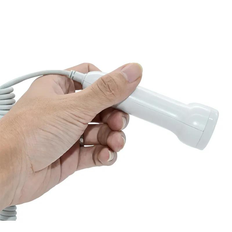 Pregnant Woman Use Doppler Fetal Heart Sound Instrument Fetal Doppler Digital