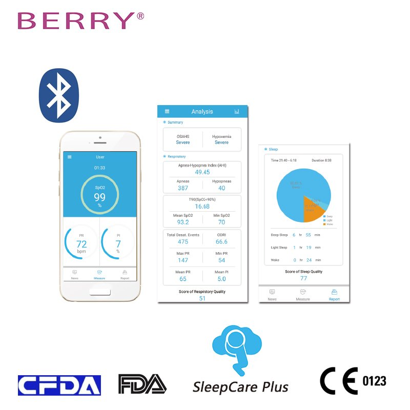 Berry Blood Diagnostic Testing Bm2000A Sleep Apnea Screening Monitor
