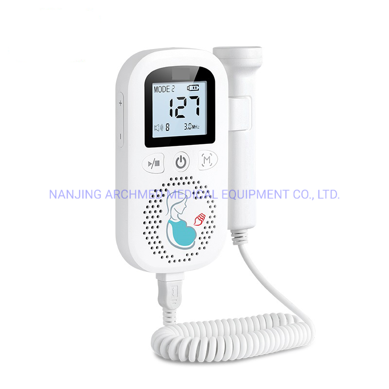 Medical Equipment Waterproof Portable Fetal Heart Doppler Infant Medical Instrument