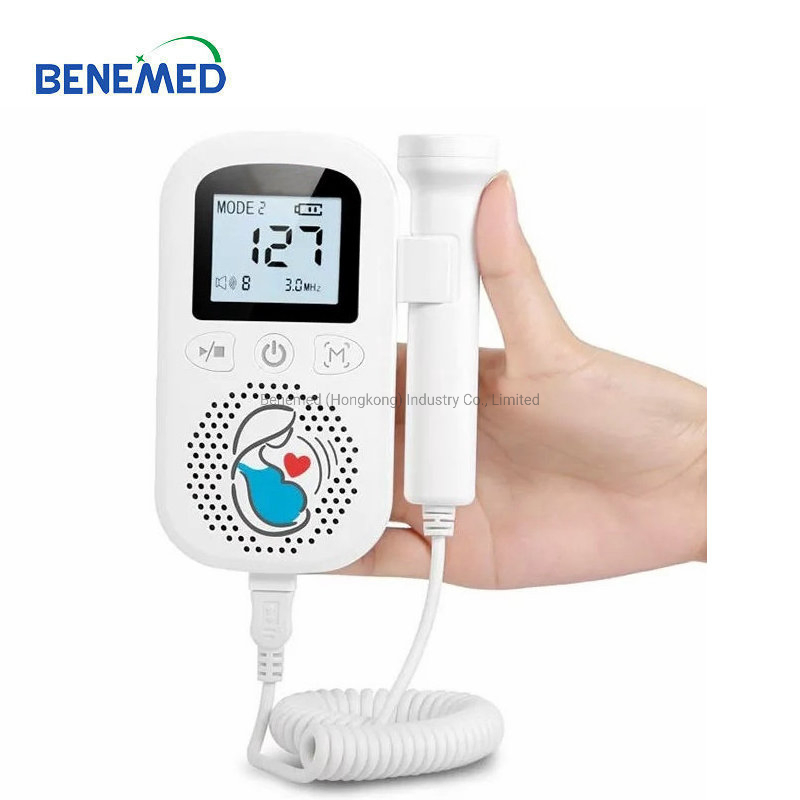 Home Use Handheld Baby Fetus Heart Beat Daily Monitor Ultrasound Fetal Doppler