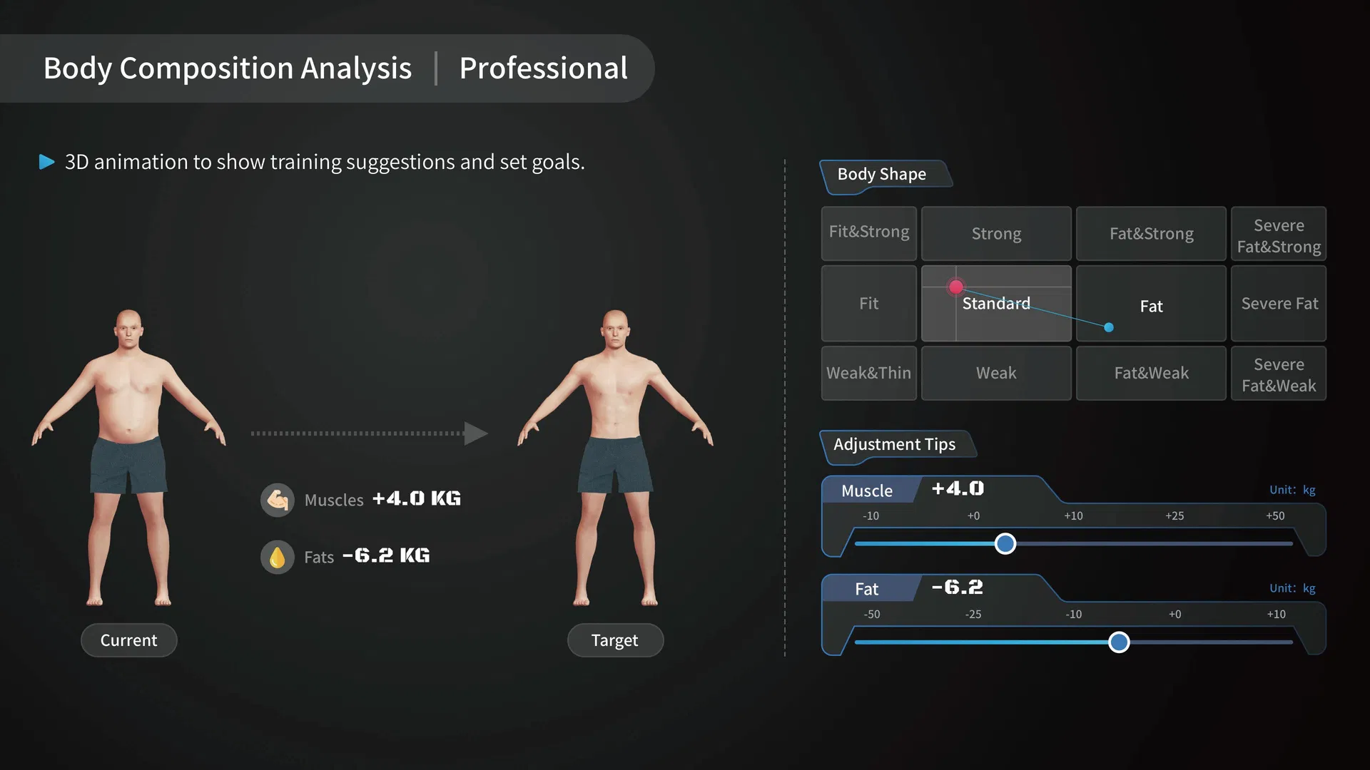 Body Composition Analyzer Display 2