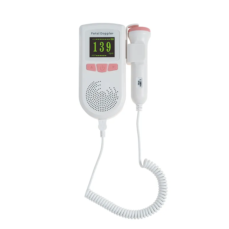 Hand-Held Ultrasound Fetal Doppler Machine