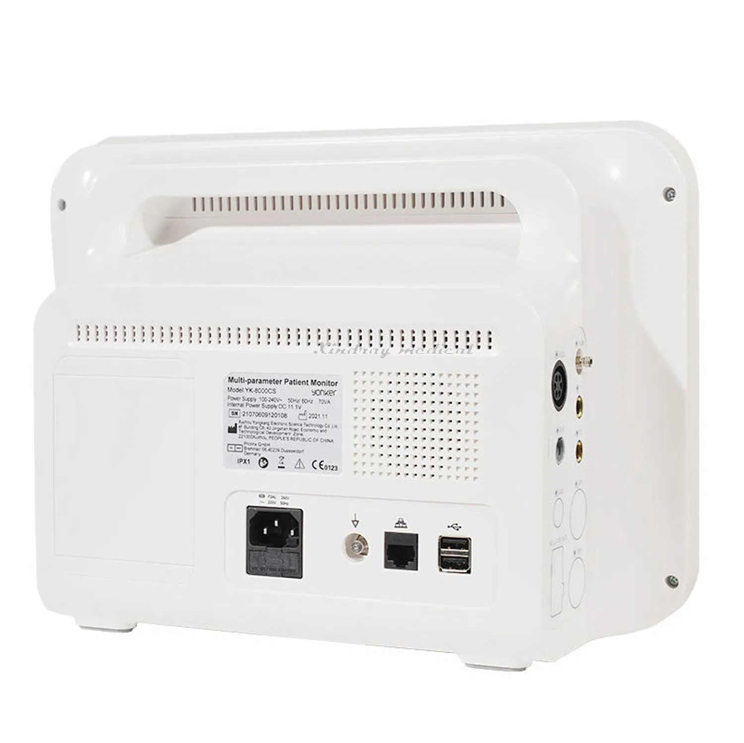 High Quality Professional Capnograph Trolley Touch Screen Medical ICU Vital Sign Patient Monitor with Cheap Price