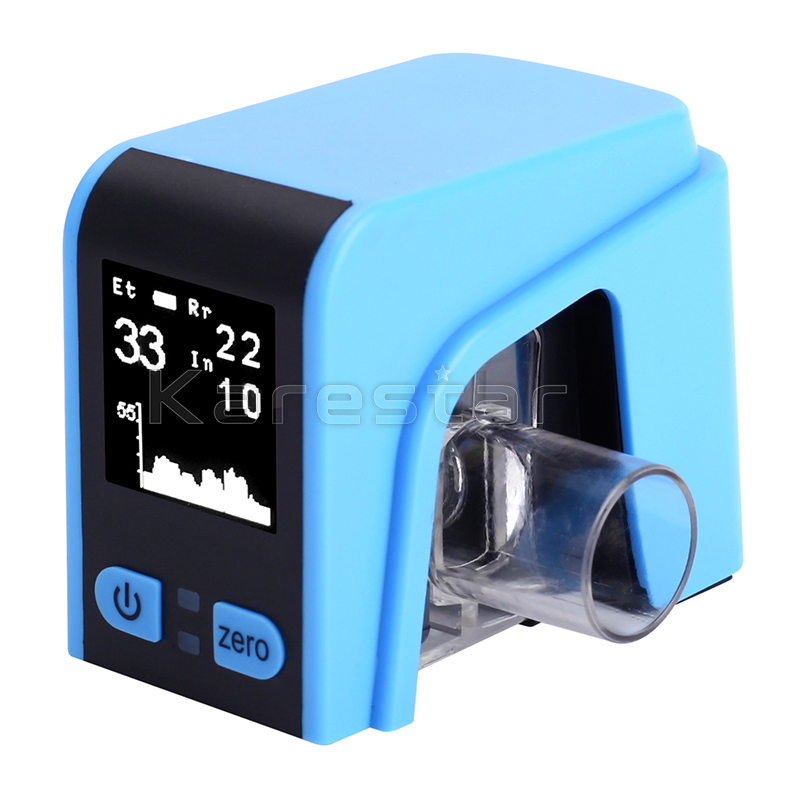K-PA02 Full Digital Portable Etco2 Monitor Multiparameter Capnograph Monitor