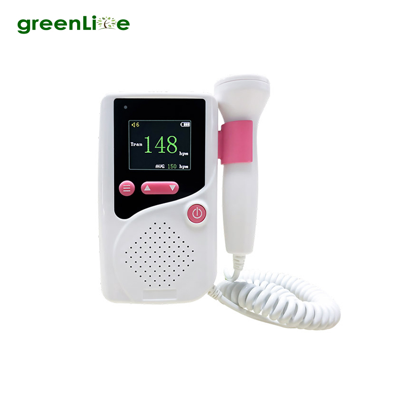 FHD-C7 Digital Fetal Doppler Ultrasound Sound Baby Heartbeat Detector Monitor Digital Prenatal Pocket Doppler Foetal