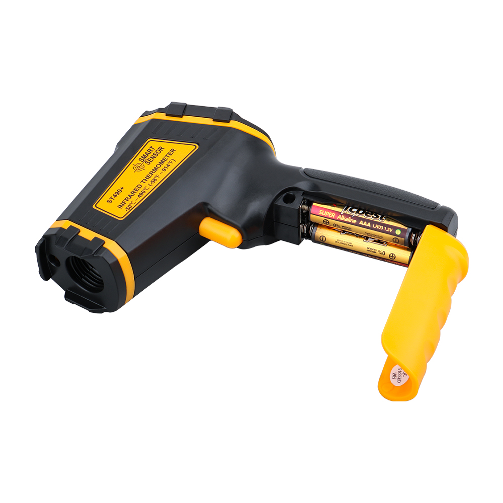 Digital Industrial Infrared Thermometer Laser Temperature Meter Non-contact Pyrometer Imager Hygrometer IR Termometro Alarm