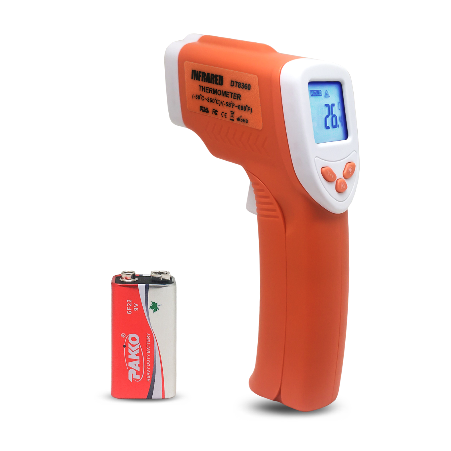 IR Thermometer Digital Non Contact Portable Temperature Gun Digital BBQ Thermometer for Industry Thermometer