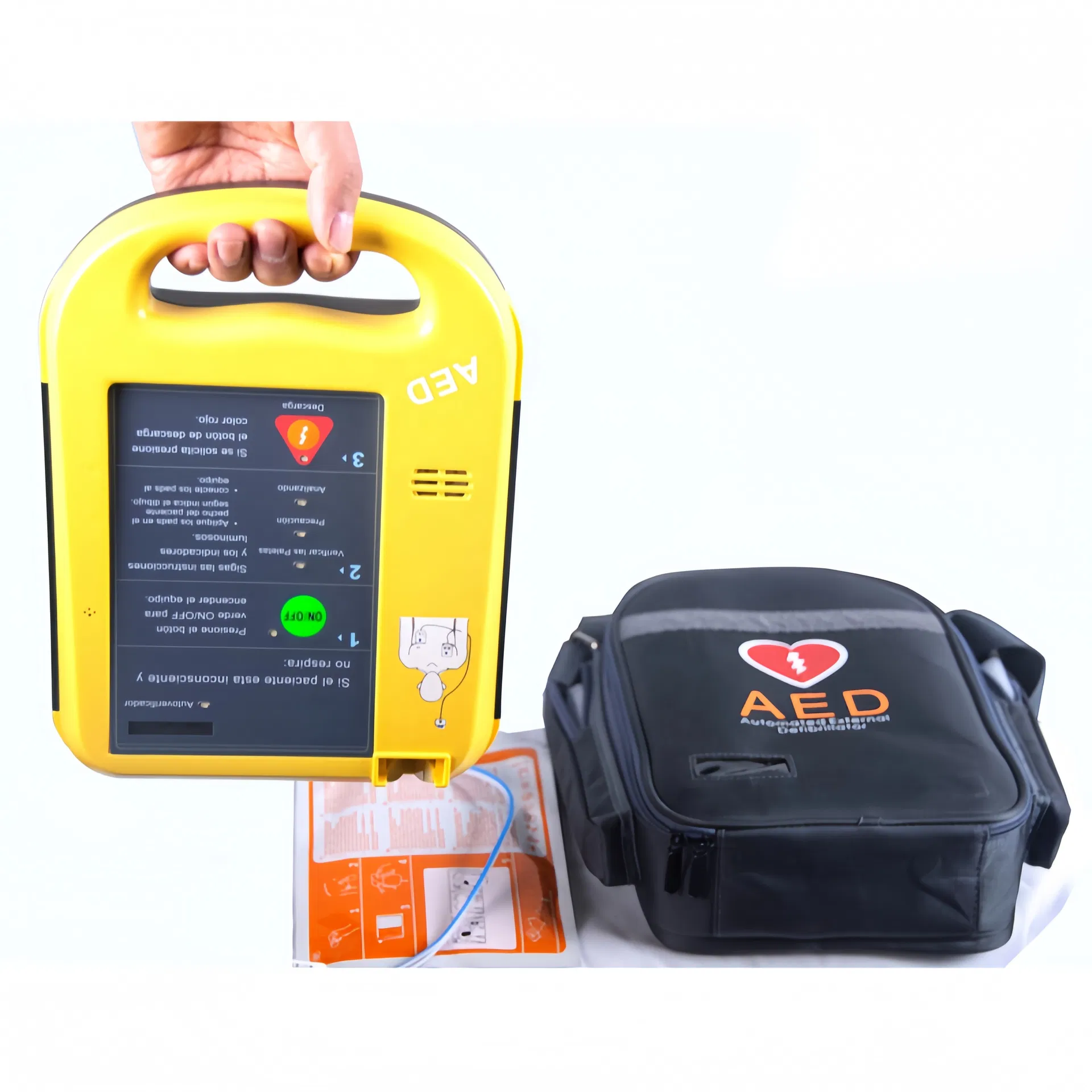 AED Defibrillator Front View